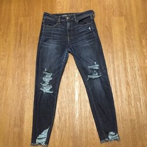 American Eagle High Rise Jegging Crop